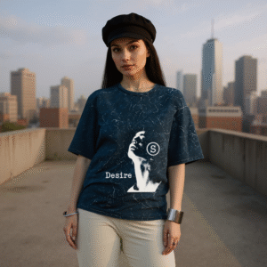 Starfreak Desire Drop – Acid Wash Oversized Tee
